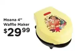 King Soopers Moana 4" Waffle Maker offer