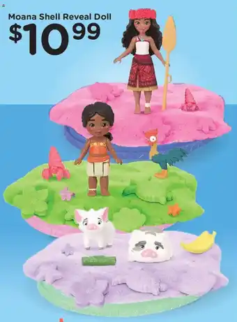 Moana Shell Reveal Doll