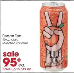 Giant Eagle Peace Tea offer