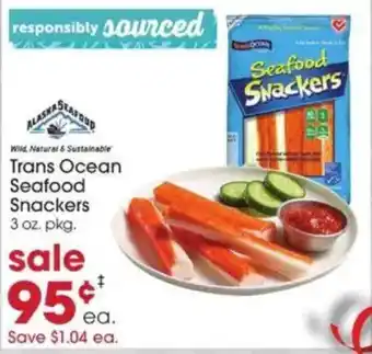 Giant Eagle Trans Ocean Seafood Snackers offer