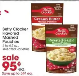 Giant Eagle Betty Crocker Flavored Mashed Pouches offer