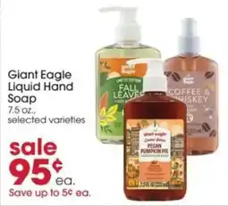 Giant Eagle Giant Eagle liquid hand soap offer