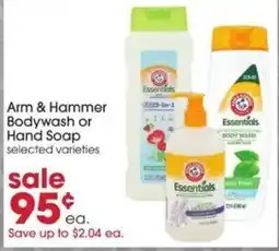 Giant Eagle Arm & Hammer Bodywash or Hand Soap offer