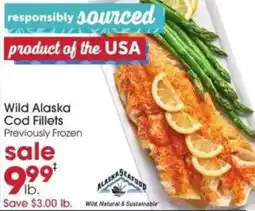 Giant Eagle Alaska Seafood Wild Alaska Cod Fillets offer