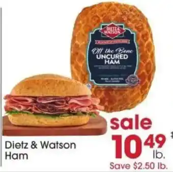 Giant Eagle Dietz & Watson Ham offer