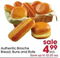 Giant Eagle Authentic Brioche Bread, Buns and Rolls offer
