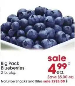 Giant Eagle Naturipe Snacks and Bites offer