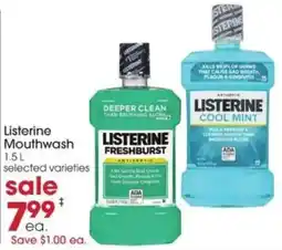 Giant Eagle Listerine mouthwash offer