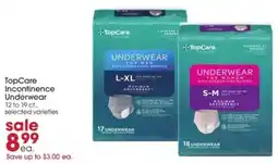 Giant Eagle TopCare Incontinence Underwear offer