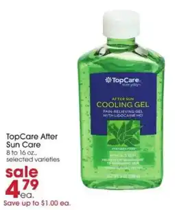 Giant Eagle TopCare After Sun Care offer