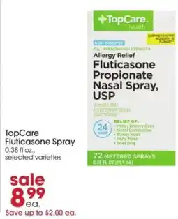 Giant Eagle TopCare Fluticasone Spray offer