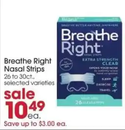 Giant Eagle Breathe Right Nasal Strips offer