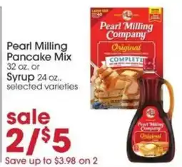 Giant Eagle Pearl Milling Company Pancake Mix offer