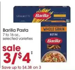 Giant Eagle Barilla Pasta offer
