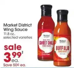 Giant Eagle Market District Wing Sauce offer