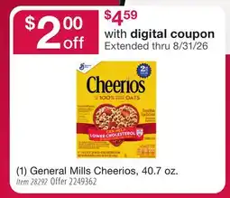 BJ’s (1) General Mills Cheerios offer