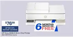BJ’s HP Envy 6558 II All-in-One Printer offer