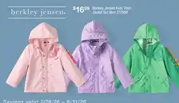 BJ’s Berkley Jensen Kids' Rain Jacket Set offer