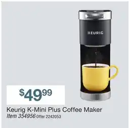 BJ’s Keurig K-Mini Plus Coffee Maker offer