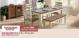 BJ’s Perry 6-Pc. Dining Set Item offer