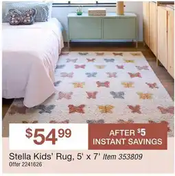 BJ’s Stella Kids' Rug, 5' x 7' Item offer