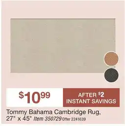 BJ’s Tommy Bahama Cambridge Rug, 27 x 45 offer