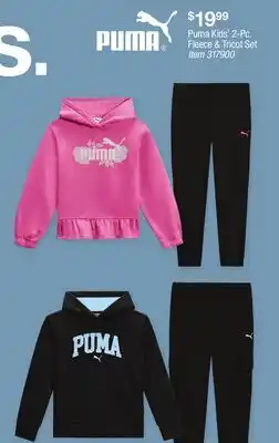 BJ’s Puma Kids' 2-Pc. Fleece & Tricot Set offer