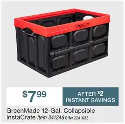 BJ’s GreenMade 12-Gal. Collapsible InstaCrate offer