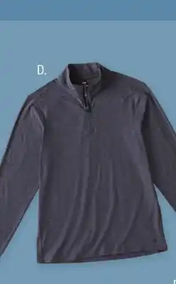 BJ’s RBX Active Men's Space Dye Quarter Zip Item offer