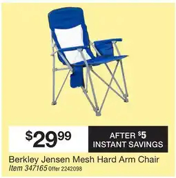 BJ’s Berkley Jensen Mesh Hard Arm Chair offer