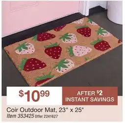 BJ’s Coir Outdoor Mat, 23 x 25 offer