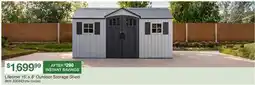 BJ’s Lifetime 15' x 8' Outdoor Storage Shed offer