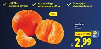 Lidl mandarins offer
