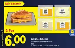 Lidl deli sliced cheese offer