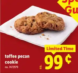 Lidl toffee pecan cookie offer