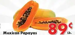 Valley Marketplace Mexican Papayas offer