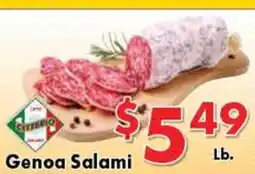 Valley Marketplace Genoa Salami offer