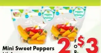 Valley Marketplace Mini Sweet Peppers offer
