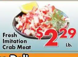 Valley Marketplace Fresh Imitation Crab Meat offer