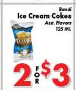 Valley Marketplace Bondi Ice Cream Cokes offer