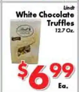 Valley Marketplace Lindt White Chocolate Truffles offer