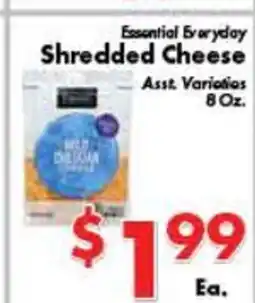 Valley Marketplace Essential Everyday Shredded Cheese offer