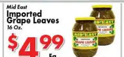 Valley Marketplace Mid East Imported Grape Leaves offer