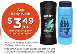 Ralphs Axe Body Wash offer