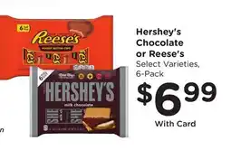Ralphs Hershey's Chocolate or Reese's offer