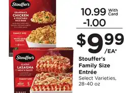 Ralphs Stouffer's Family Size EntrΓ©e offer