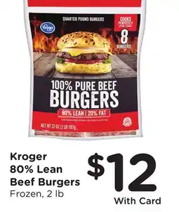 Ralphs Kroger 80% Lean Beef Burgers offer