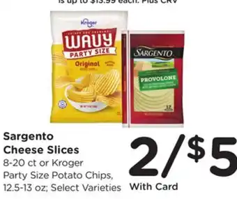 Ralphs Sargento Cheese Slices offer