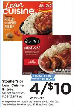 Ralphs Stouffer's or Lean Cuisine EntrΓ©e offer