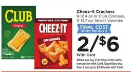 Ralphs Cheez-It Crackers offer